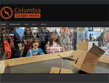 Tablet Screenshot of columbiagadgetworks.org